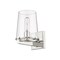 Z-Lite Callista 1 Light Vanity, Polished Nickel & Clear 3032-1V-PN - alternate 5